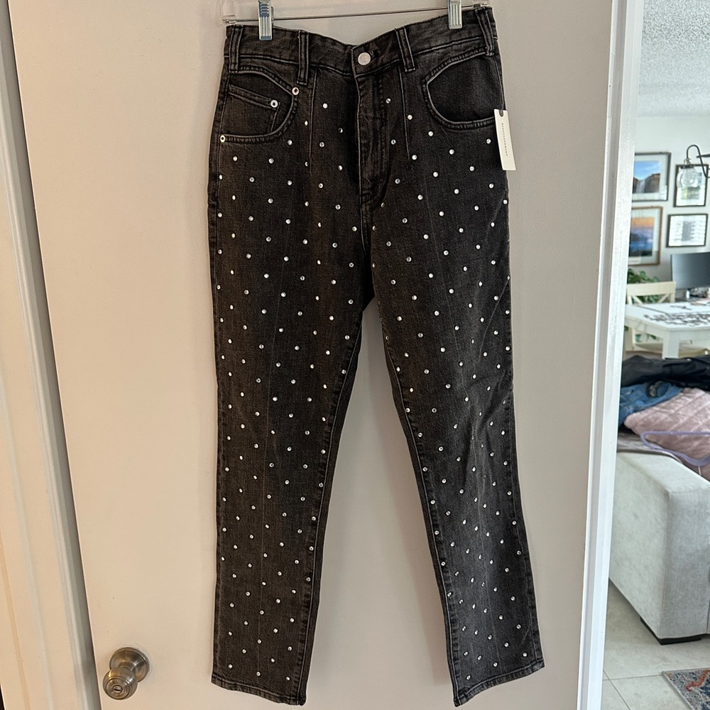 Anthropologie Bejeweled Jeans